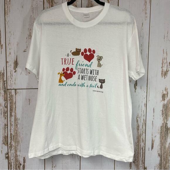 SPCAI, Pet Lover's Graphic T-Shirt. Size Large. In pristine condition! - Picture 1 of 5